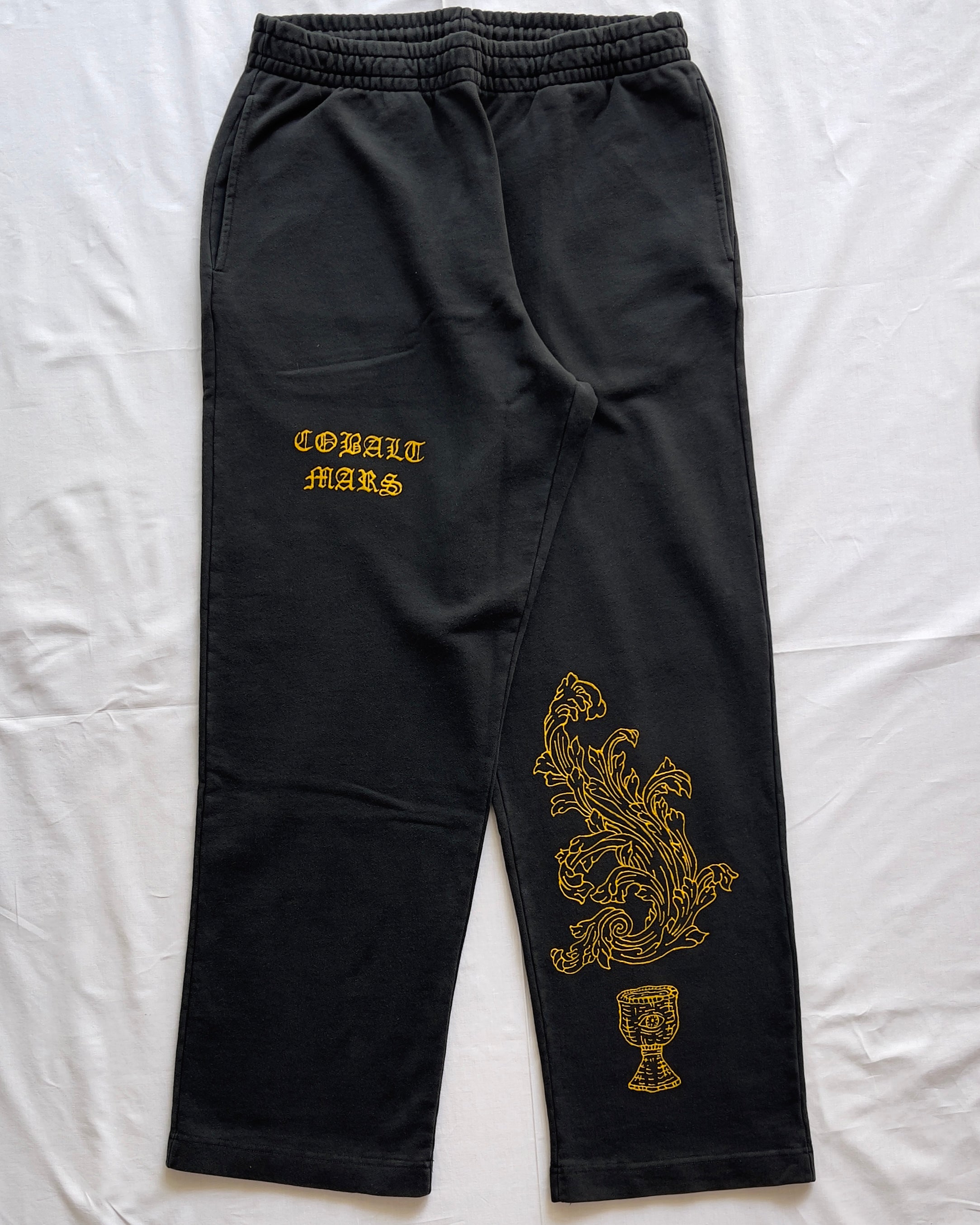 "Defile" - Relaxed Sweatpants - Vintage Black