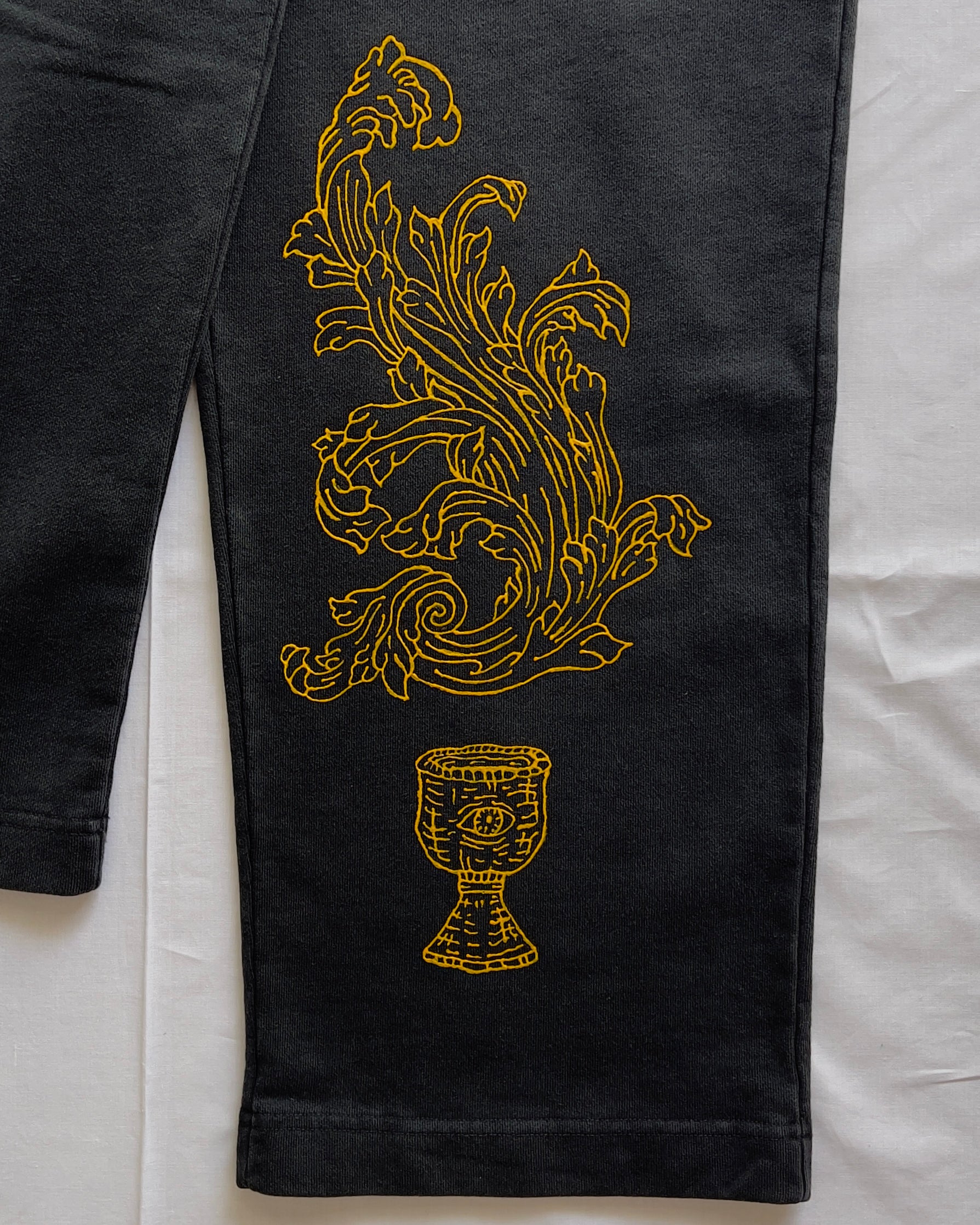 "Defile" - Relaxed Sweatpants - Vintage Black