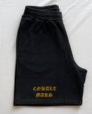"Defile" - Relaxed Sweatshorts - Vintage Black
