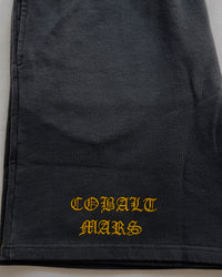 "Defile" - Relaxed Sweatshorts - Vintage Black