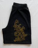 "Defile" - Relaxed Sweatshorts - Vintage Black