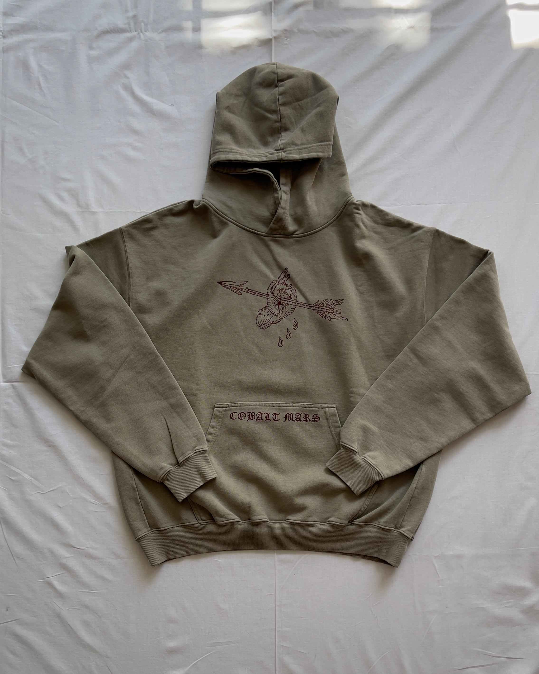 "Atone" - Oversized Hoodie - Vintage Dune