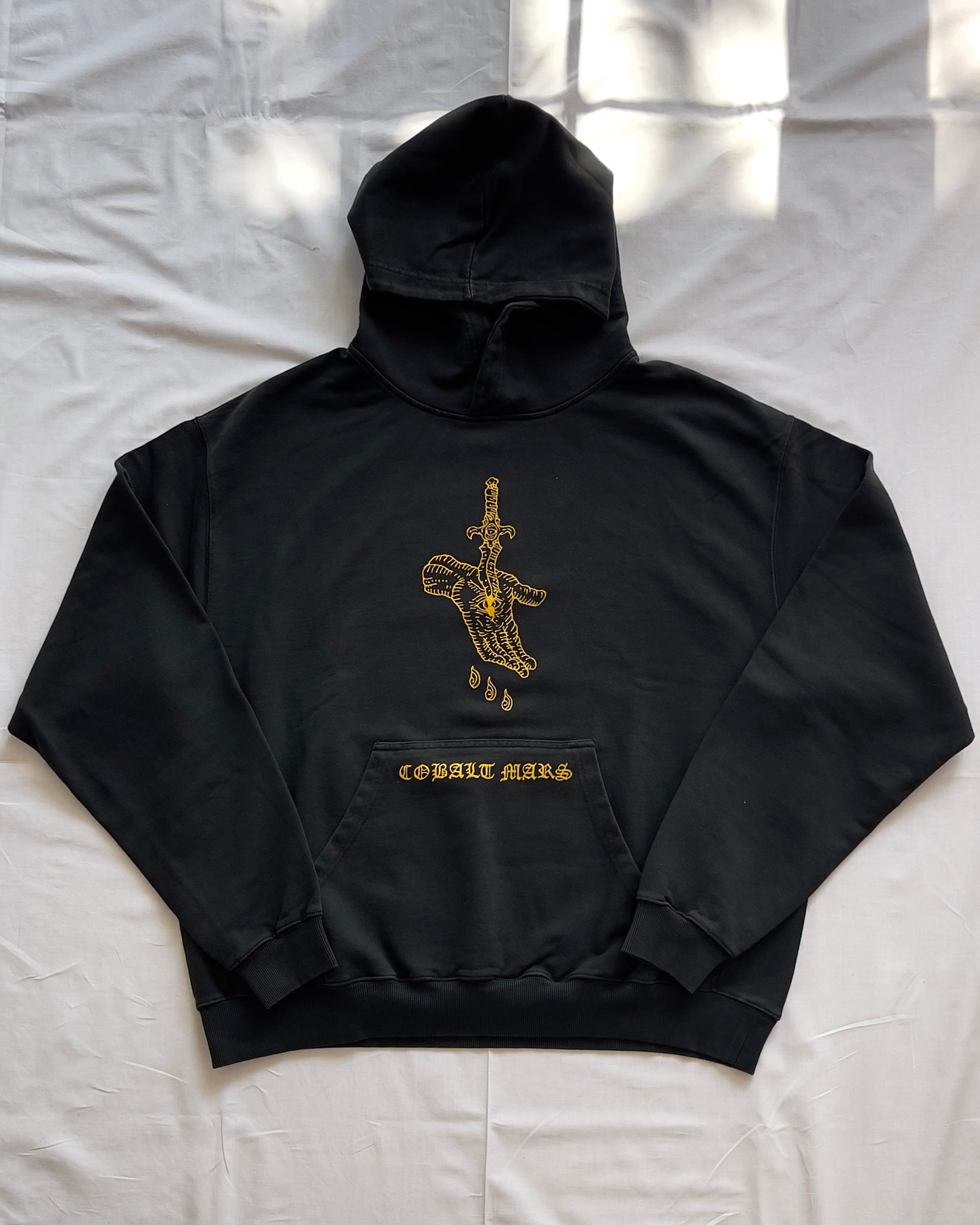 "Defile" - Oversized Hoodie - Vintage Black