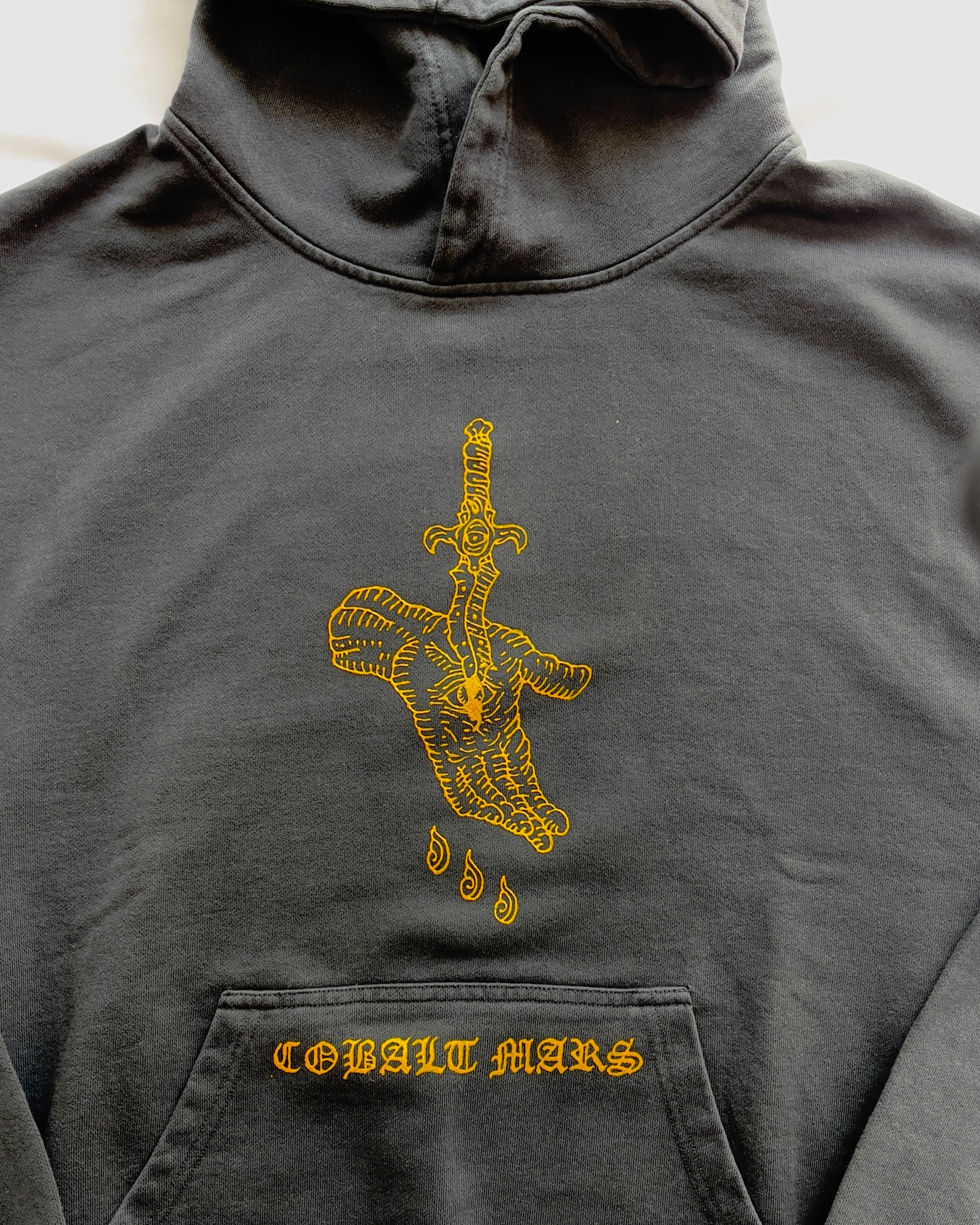 "Defile" - Oversized Hoodie - Vintage Black