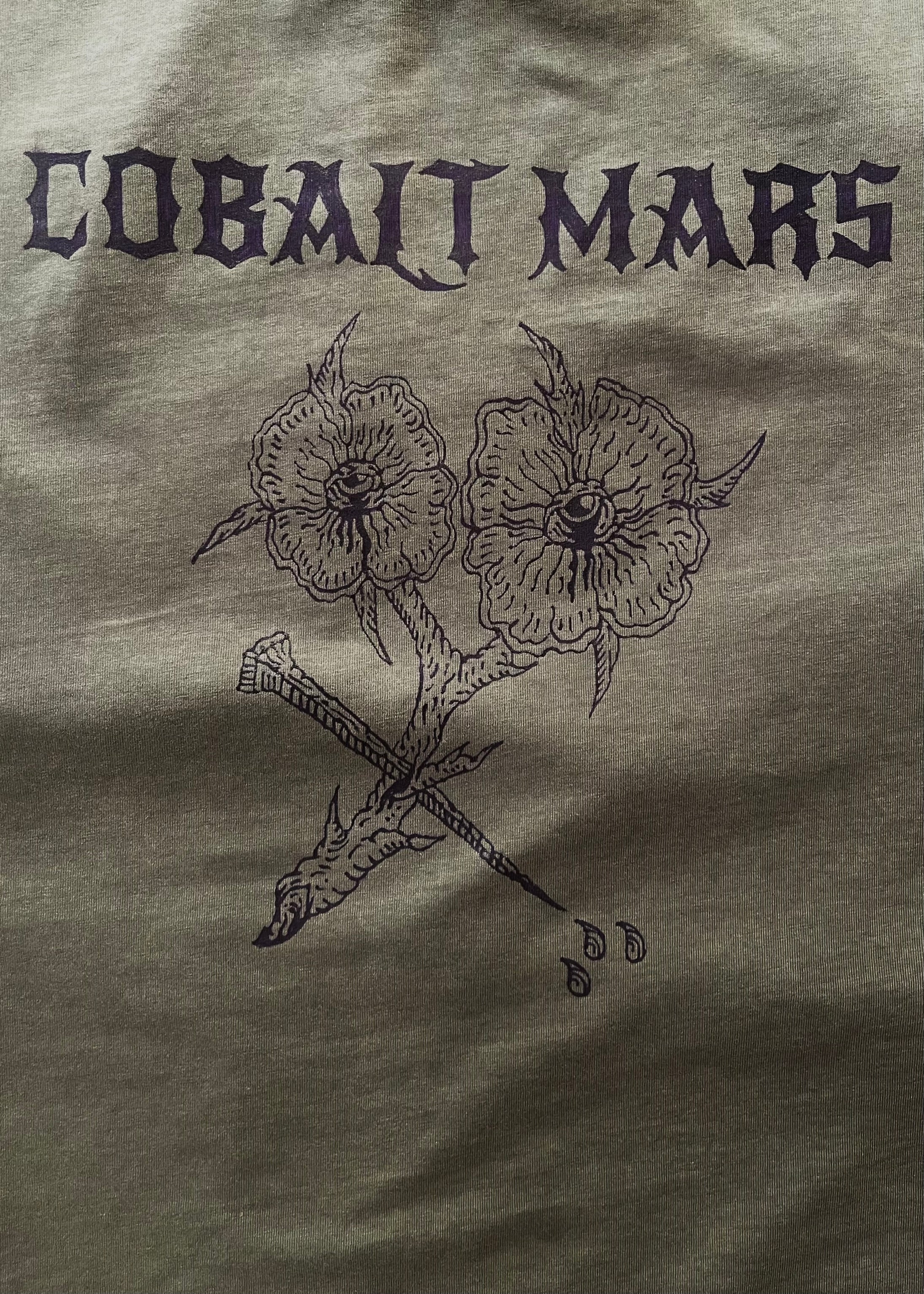 "Forget Me Not" - Oversized Boxy Tee - Vintage Forest