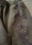 "Forget Me Not" - Relaxed Sweatpants - Vintage Forest