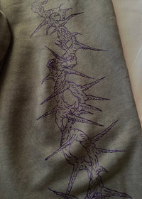 "Forget Me Not" - Relaxed Sweatpants - Vintage Forest