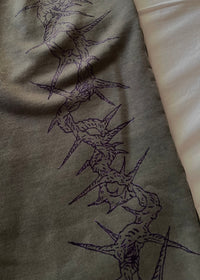 "Forget Me Not" - Relaxed Sweatpants - Vintage Forest