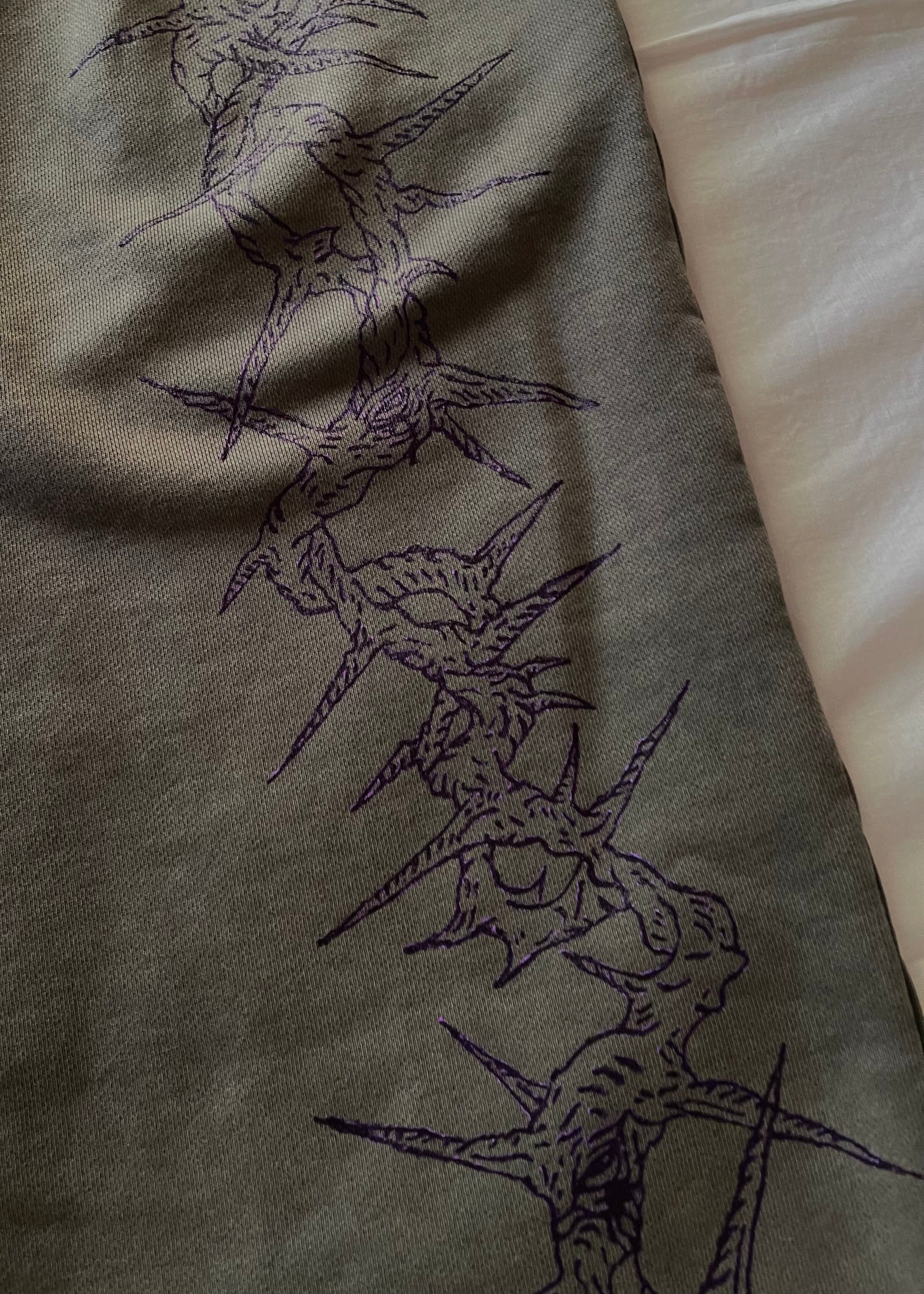 "Forget Me Not" - Relaxed Sweatpants - Vintage Forest