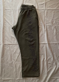 "Forget Me Not" - Relaxed Sweatpants - Vintage Forest