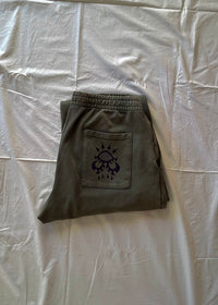 "Forget Me Not" - Relaxed Sweatpants - Vintage Forest