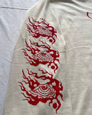 "ASCENSION" - Oversized Boxy Longsleeve Tee - Cleric White