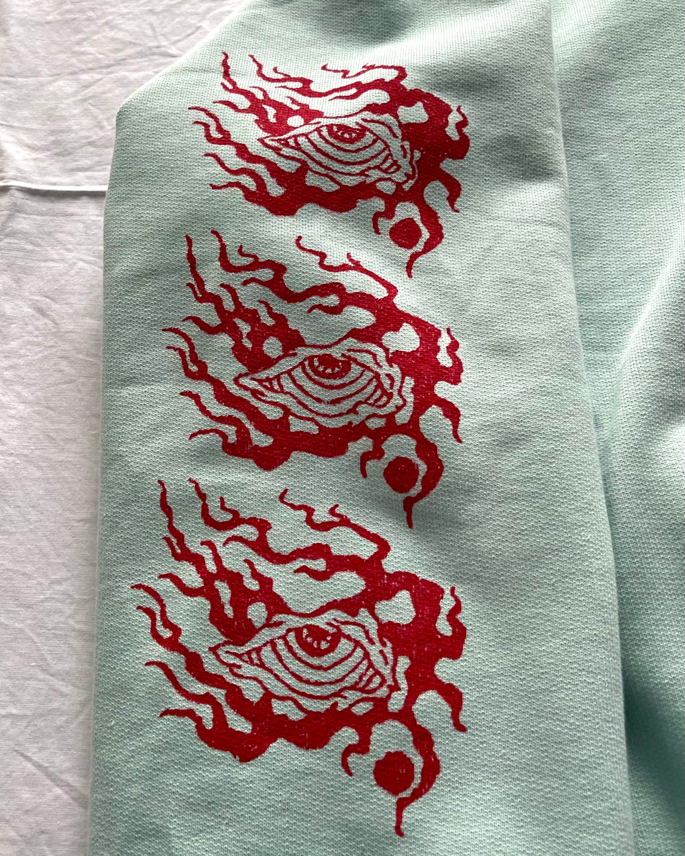 "ASCENSION" - Oversized Hoodie - Cold Blue