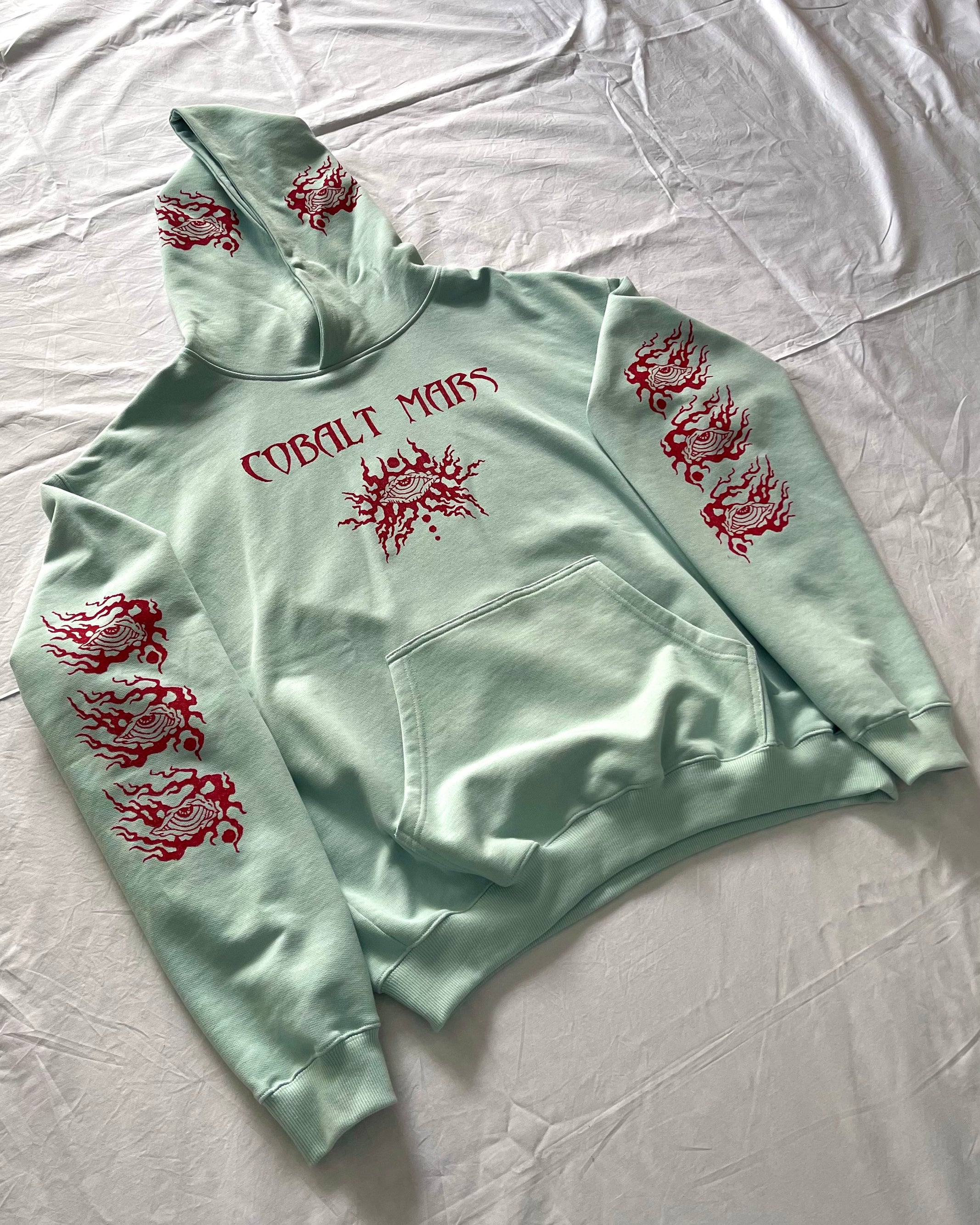 "ASCENSION" - Oversized Hoodie - Cold Blue