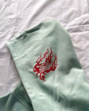 "ASCENSION" - Oversized Hoodie - Cold Blue