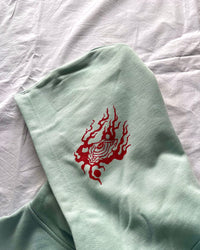 "ASCENSION" - Oversized Hoodie - Cold Blue