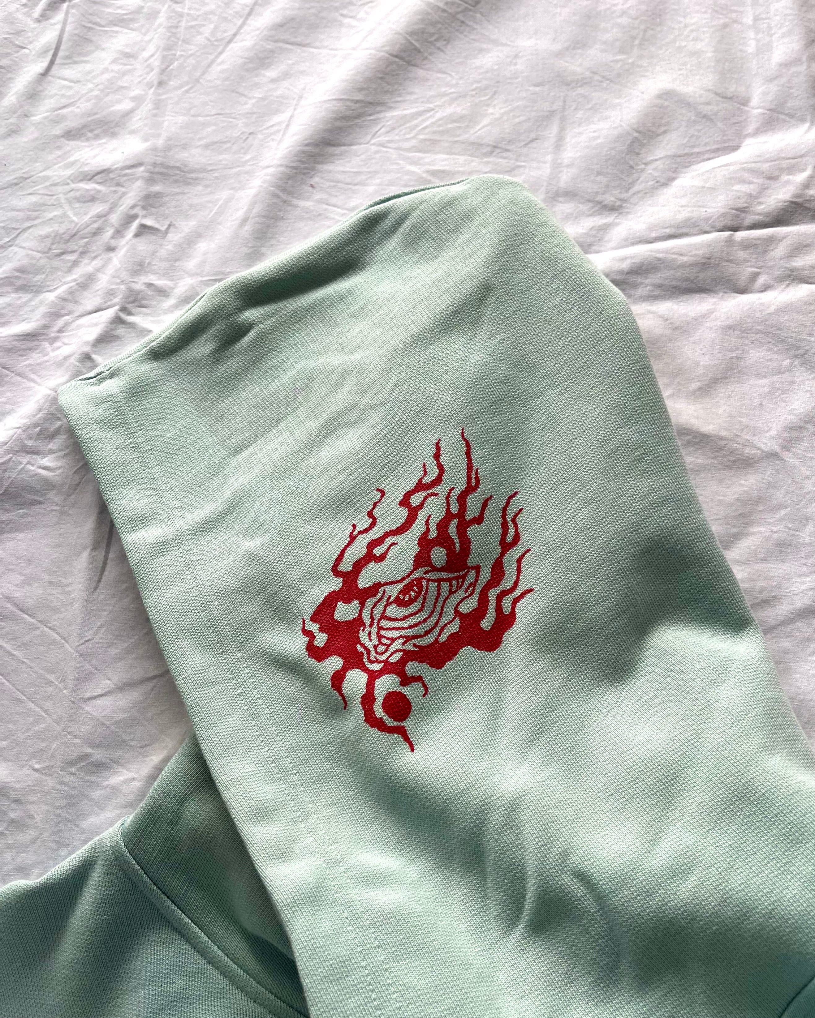 "ASCENSION" - Oversized Hoodie - Cold Blue