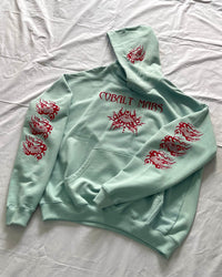 "ASCENSION" - Oversized Hoodie - Cold Blue