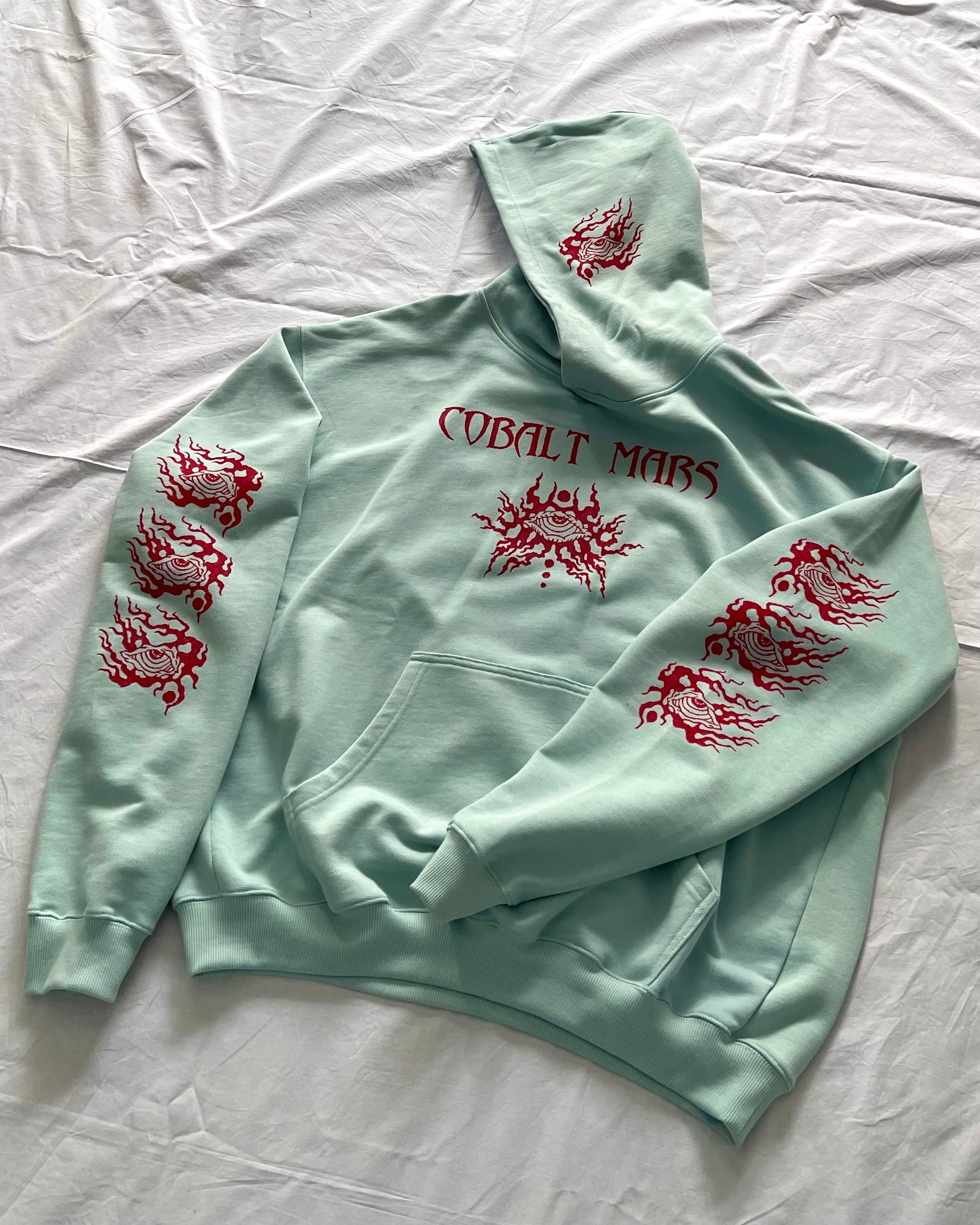 "ASCENSION" - Oversized Hoodie - Cold Blue