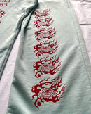 "ASCENSION" - Relaxed Sweatpants - Cold Blue