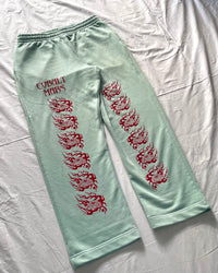 "ASCENSION" - Relaxed Sweatpants - Cold Blue