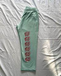 "ASCENSION" - Relaxed Sweatpants - Cold Blue
