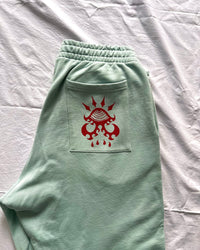 "ASCENSION" - Relaxed Sweatpants - Cold Blue