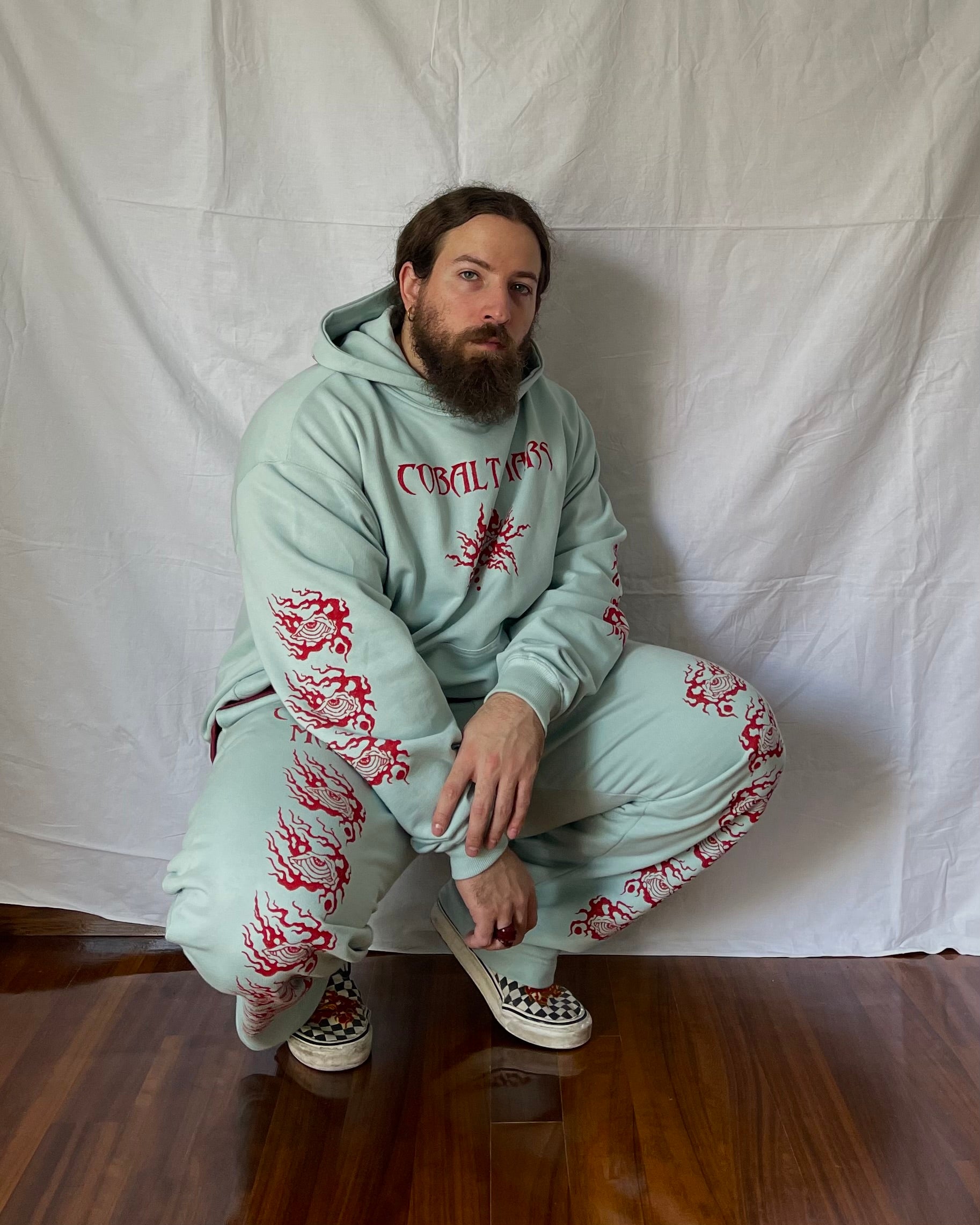 "ASCENSION" - Oversized Hoodie - Cold Blue