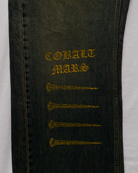 "Forget Me Not" - Faded Burn Storm Loose Jeans