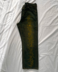 "Forget Me Not" - Faded Burn Storm Loose Jeans