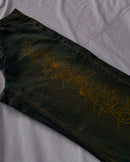 "Forget Me Not" - Faded Burn Storm Loose Jeans