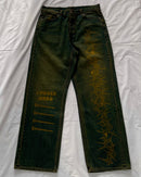 "Forget Me Not" - Faded Burn Storm Loose Jeans