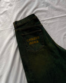 "Forget Me Not" - Faded Burn Storm Loose Jeans