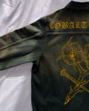 "Forget Me Not" - Faded Burn Storm Relaxed Denim Jacket