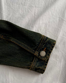 "Forget Me Not" - Faded Burn Storm Relaxed Denim Jacket