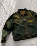 "Forget Me Not" - Faded Burn Storm Relaxed Denim Jacket