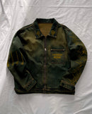 "Forget Me Not" - Faded Burn Storm Relaxed Denim Jacket