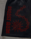 "UNBOUND" - Relaxed Sweatshorts - Vintage Black