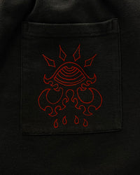 "UNBOUND" - Relaxed Sweatshorts - Vintage Black