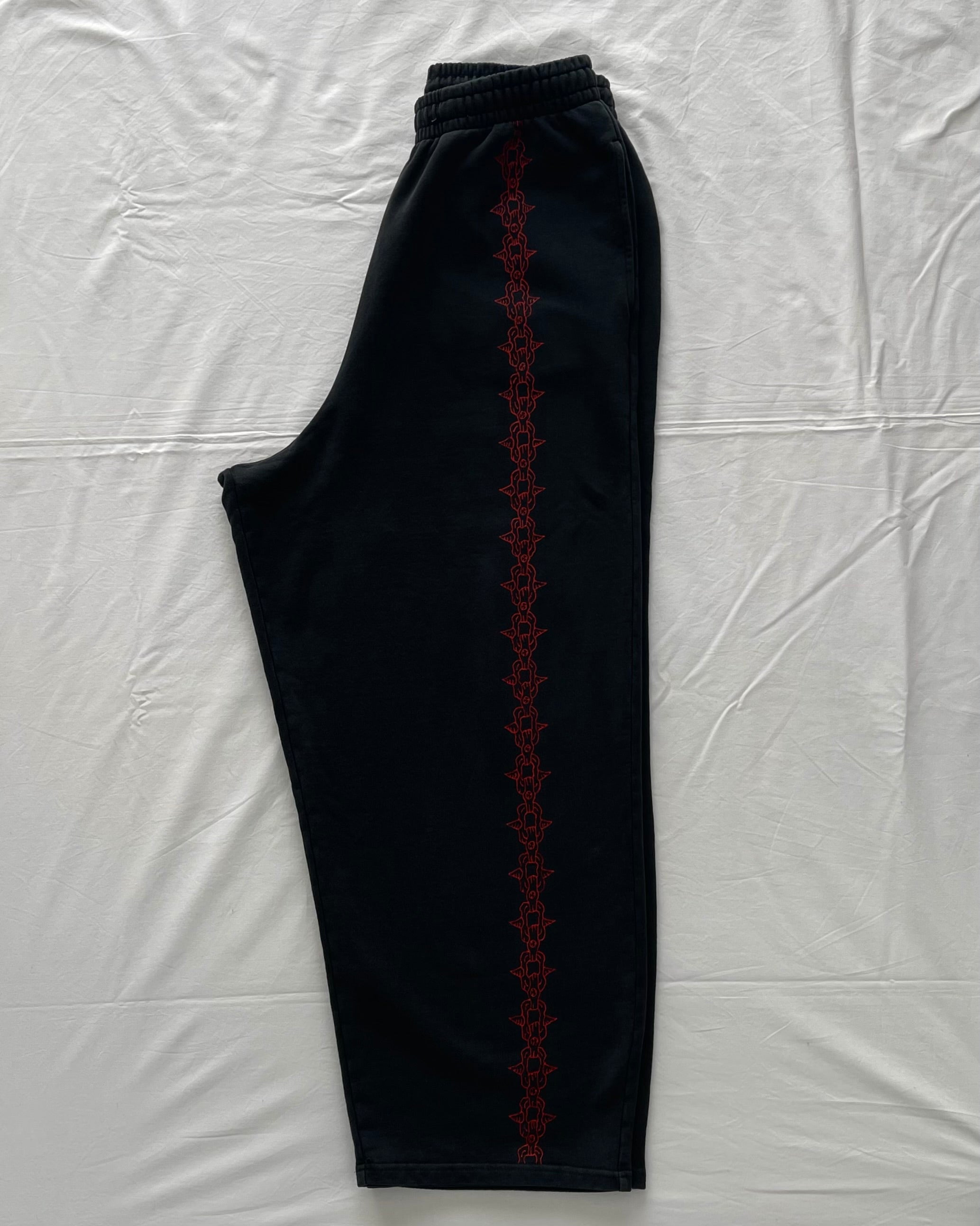 "UNBOUND" - Baggy Sweatpants - Vintage Black