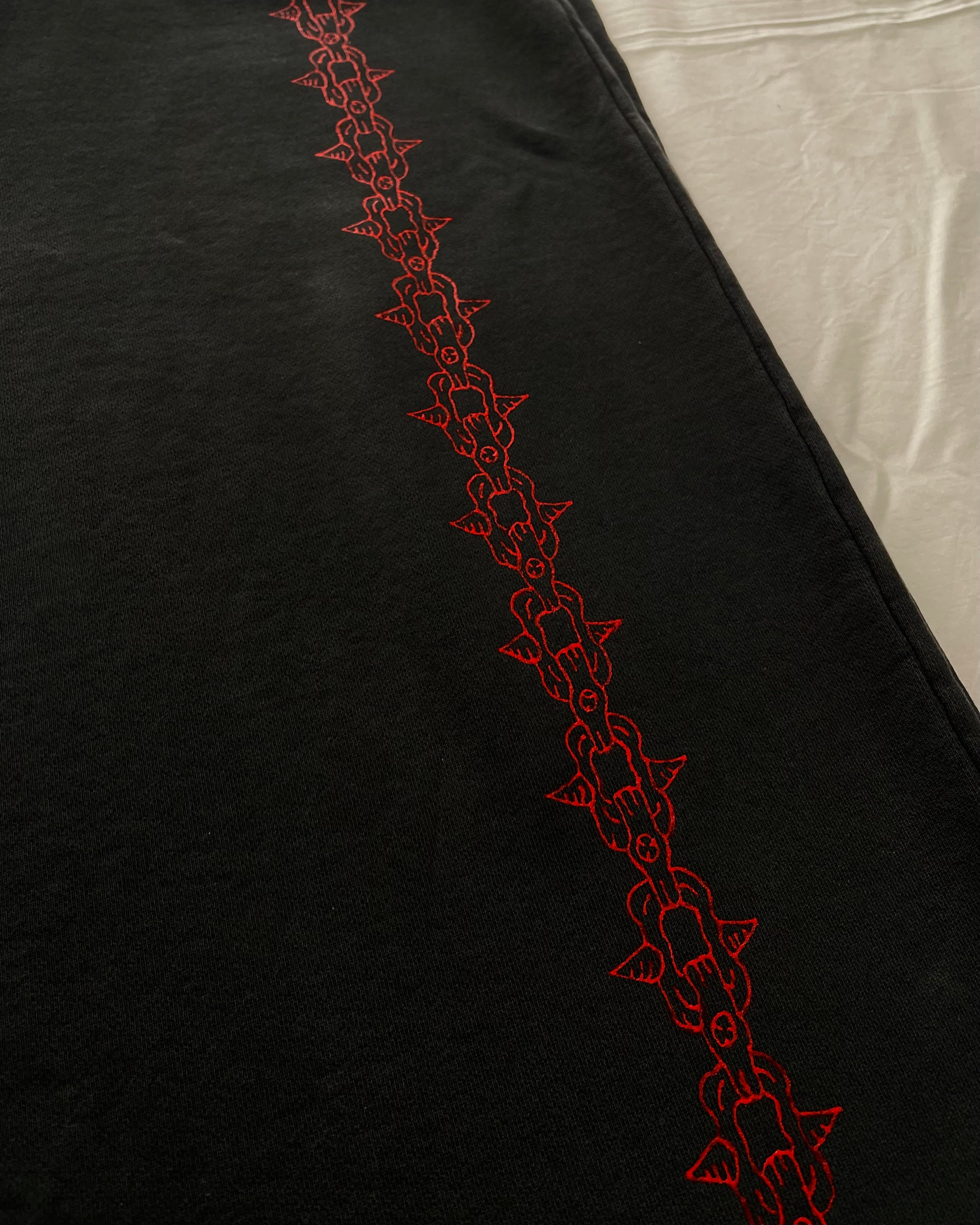 "UNBOUND" - Baggy Sweatpants - Vintage Black
