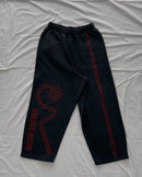 "UNBOUND" - Baggy Sweatpants - Vintage Black
