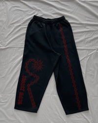 "UNBOUND" - Baggy Sweatpants - Vintage Black