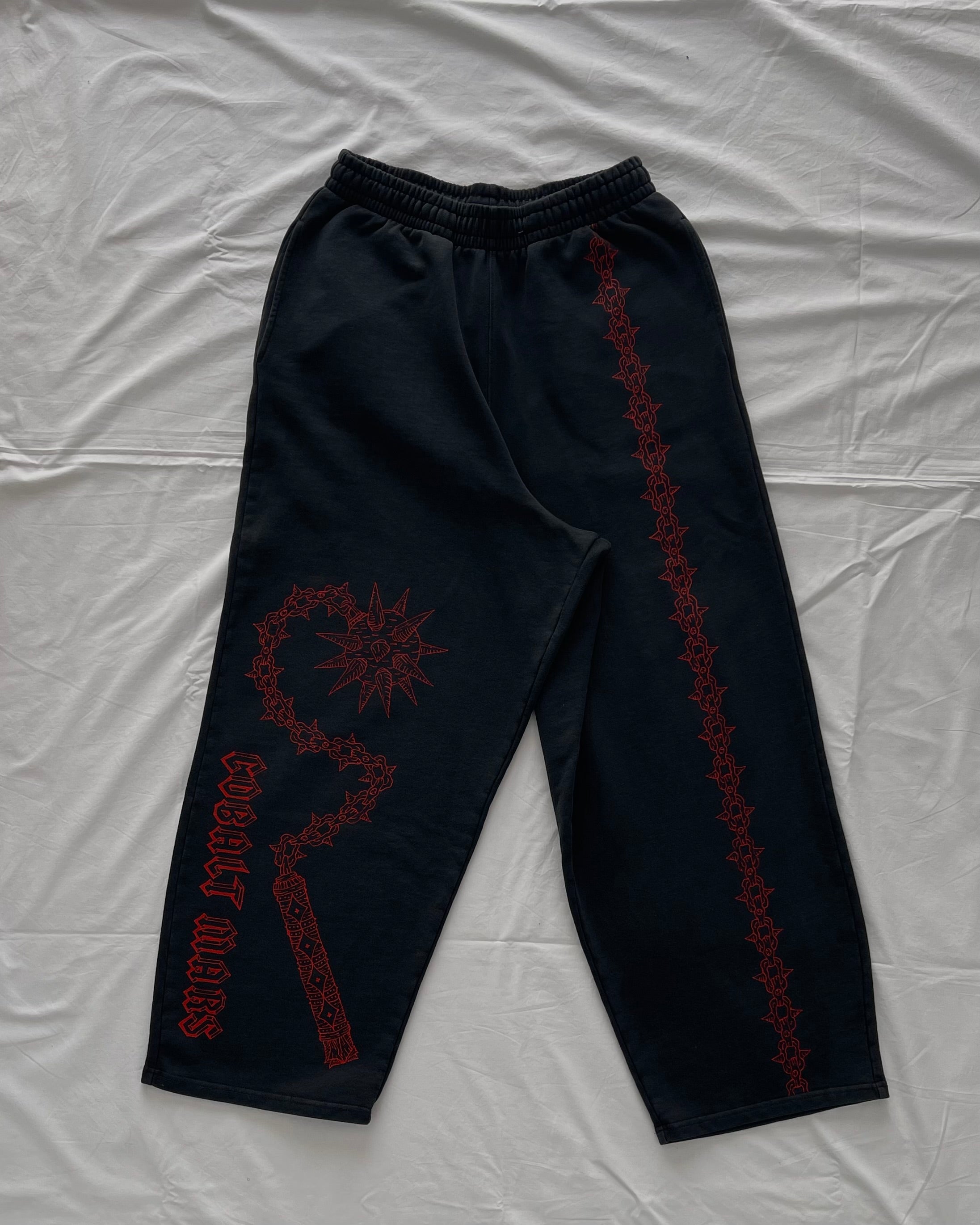 "UNBOUND" - Baggy Sweatpants - Vintage Black
