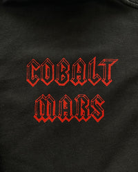 "UNBOUND" - Oversized Zipped Hoodie - Vintage Black