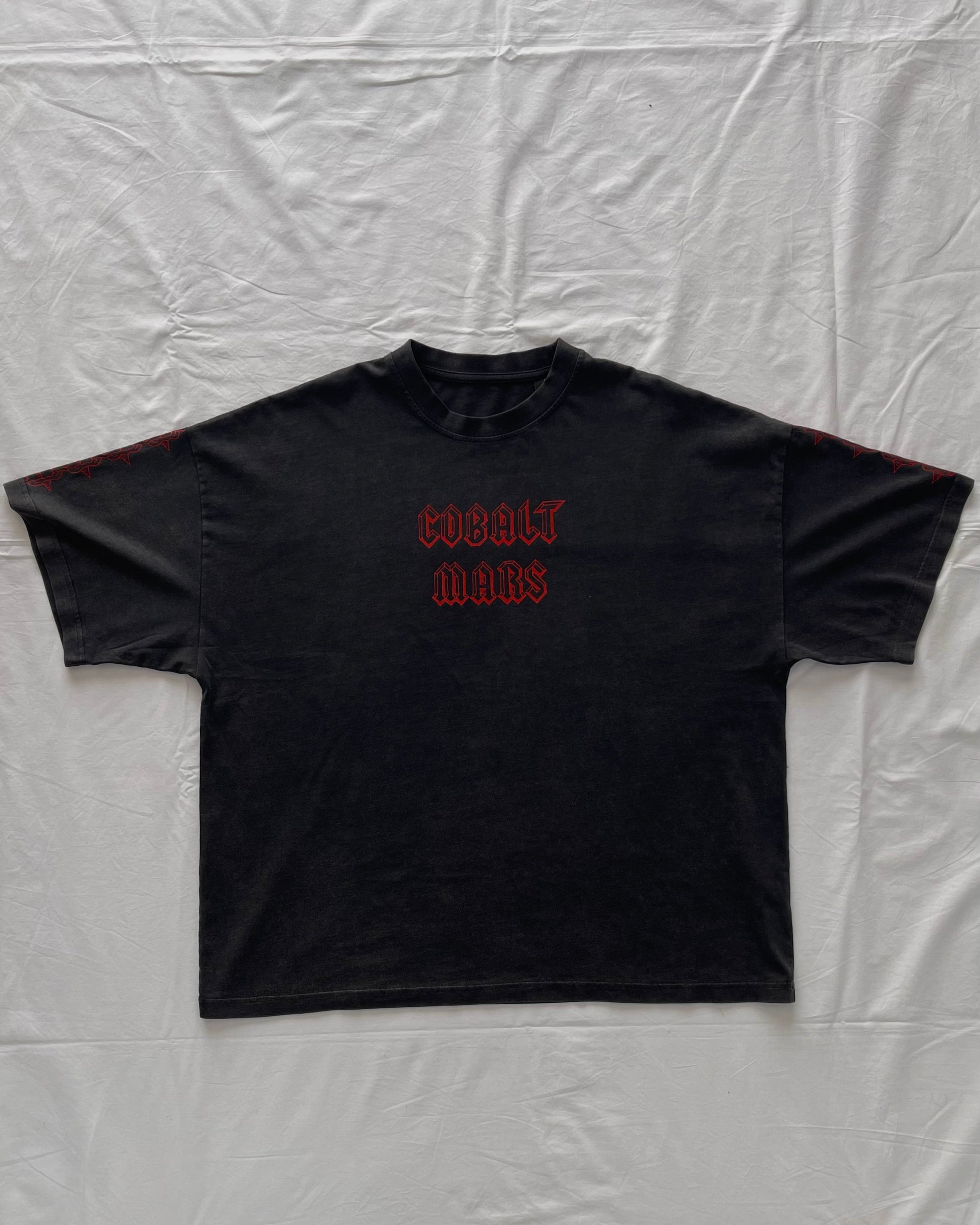 "UNBOUND" - Oversized Boxy Tee - Vintage Black