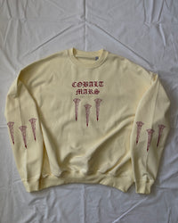 "GOD EYE" - Oversized Crewneck - Cream