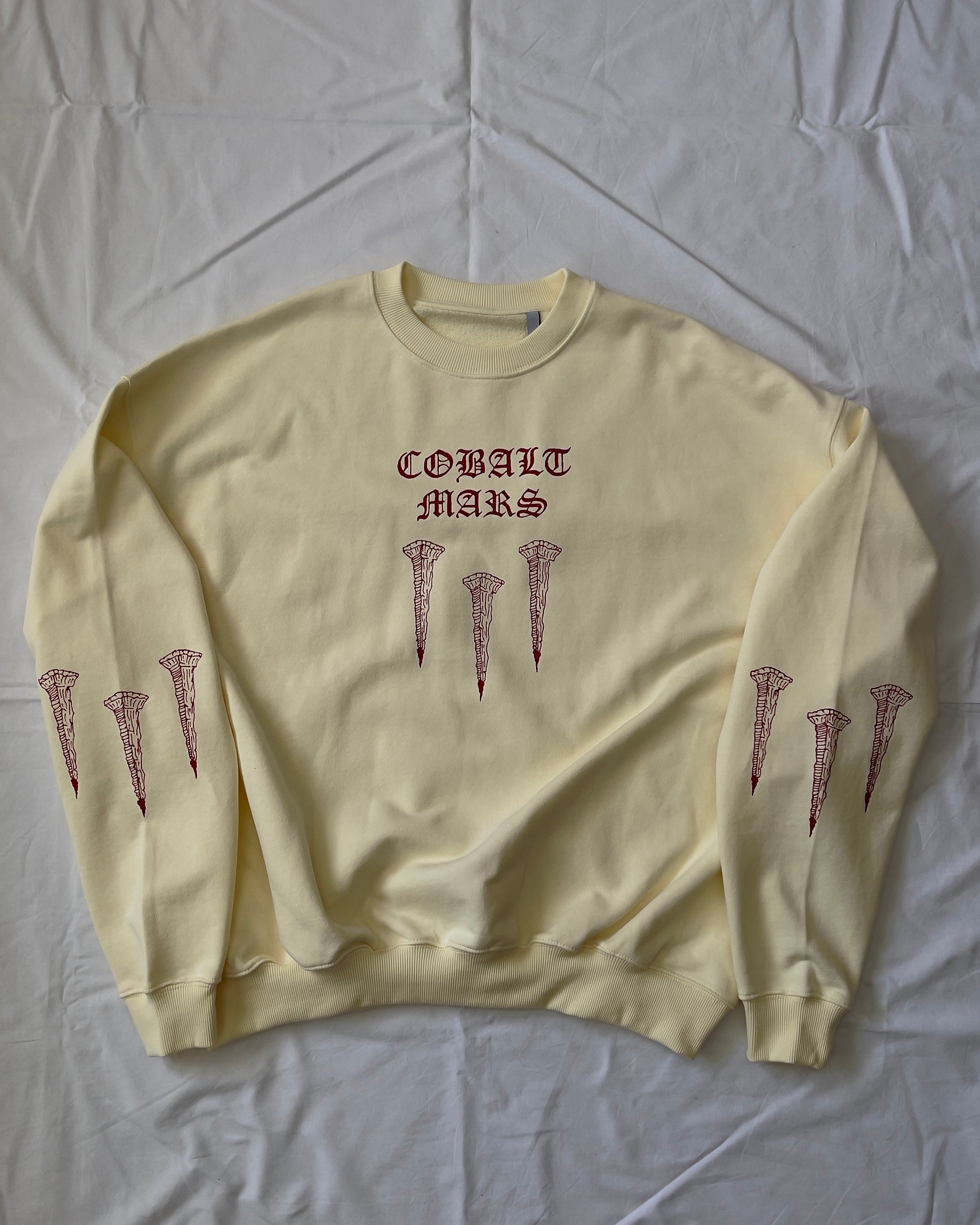"GOD EYE" - Oversized Crewneck - Cream