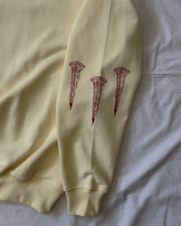 "GOD EYE" - Oversized Crewneck - Cream