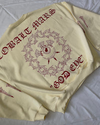 "GOD EYE" - Oversized Crewneck - Cream